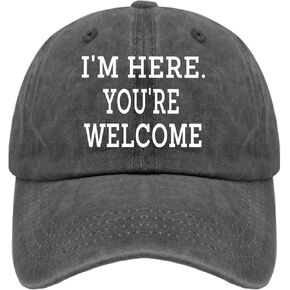 Funny Novelty Hats Sarcastic Graphic Baseball Cap Anime Hat Pigment Black Womens Trucker Hat Gifts for Boyfriends Outdoor Hat