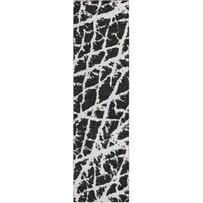 Addison Rugs Chantille ACN501 Black 2'3" x 7'6" Indoor Outdoor, Hallway Runner Rug,Easy Clean, Washable, Kitchen, Area Carpet for Bathroom, Entry, Laundry and Bedroom