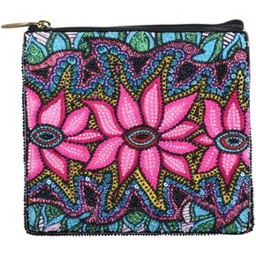 Bamboo Trading Pochette Bloom by Sarah Walters, Pouch, 6-inch Width x 6-inch Height