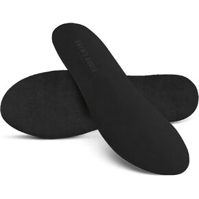 Drew’s Boots Leather Boot Insoles for Men and Women - Shoe Inserts for All-Day Comfort Fit with Moisture and Odor Control - Thick Insoles for Work Boots, Shoes, Sneakers, and Any Footwear
