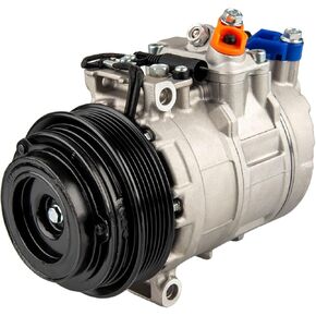 77356 AC Compressor Fit for E320 1996-2003, ML320 Crossfire SLK230 CLK320 C230 E430 ML430 C280 Sprinter E500 S320 AMG, New Air Conditioning Compressor Automotive