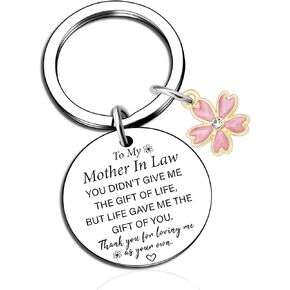 Unique Women Gifts for Birthday, Sentimental Birthday Christmas Keychain Gift for Mom, Daughters, Daughter-in-law