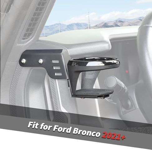 A Pillar Handle Cup Holder Fit for Ford Bronco 2021-2024, Driver Side in Saudi Arabia