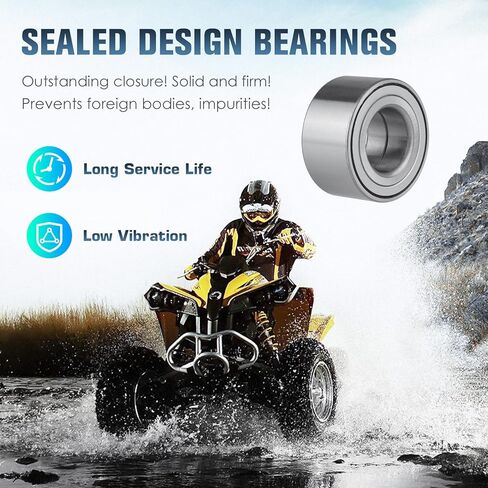 محمل العجلة الخلفية Youx Moto لسيارة Honda Pioneer 500 (SXS500M2) 2015 2016، محمل خلفي يسار/يمين لسيارة Honda Pioneer 700/700-4، 91056-HL3-A01 in Kuwait