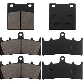 ZICOO Front & Rear Brake Pads for Suzuki Hayabusa 1300 GSX1300R 1999-2007, Bandit 1200 GSF1200 SK/K 2001-2005, GSXR 600 1997-2003, GSXR 750 1996-1999, TL1000R 1998-2003