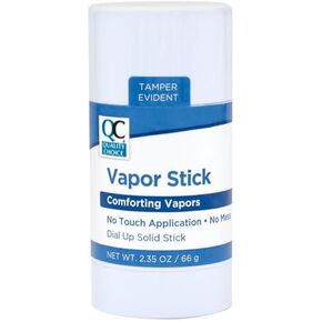 Quality Choice Vapor Stick, Large 2.35 Ounce Solid Stick with Convenient No Mess Dial Up for Easy Application, Comforting Vapors, Fast Drying,