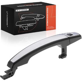A-Premium Front Driver Side Exterior Door Handle with Keyhole Compatible with Chevy Malibu, Malibu Limited, Cruze, Cruze Limited, Camaro, Sonic, Trax & Buick Encore, LaCrosse, Verano & Cadillac SRX