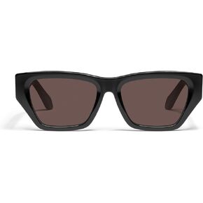 Quay - Sunglasses for Men & Women, Square Lenses with UV Protection, Oversized Sunglasses (No Apologies, Black)