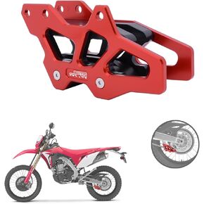 Chain Guard Guide Protector CNC Aluminum Protection for CR125R CR250R CRF250R CRF450R CRF250X CRF450X CR 250R CRF 2005-2007 05 06 07 2005 2006 2007 Dirt Bike Red