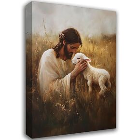 ketilly Jesus Wall Art - Christian Wall Art for Home Decor Religious Wall Decor Jesus Poster Christian house Wall Decor 12X15Inch