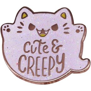 Cute And Terrifying Ghost Cat Brooch As a Gift