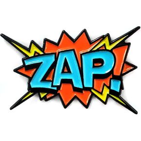 Zap Comic Book Enamel Lapel Pin