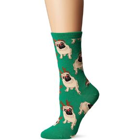 Socksmith Womens Antler Pug