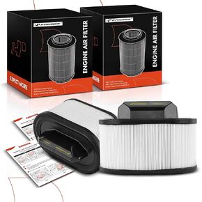 A-Premium 2-PC Engine Air Filter Compatible with Maserati Ghibli, Quattroporte 2014-2022, Levante 2017-2022,