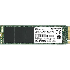 Transcend 1TB MTE115S NVMe Internal SSD - Gen3 x4 PCIe M.2 2280, Up to 3,200MB/s - TS1TMTE115S