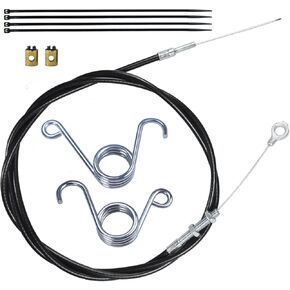 71 Inch Throttle Cable with Pedal Return Springs Kit for Predator 196cc 212cc 5.5hp 6.5hp GX160 GX200 Engine Manco Dingo ASW 8252-1390 American Sportworks Kandi Yerf Dog Go Kart Go Cart Parts