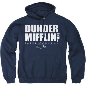 سترة بقلنسوة بغطاء للرأس بشعار Popfunk Classic The Office Dunder Mifflin للبالغين من الجنسين in Kuwait