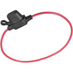 uxcell Fuse Holder in-line 18AWG Waterproof Fuse Holder Black for Small Blade Fuse