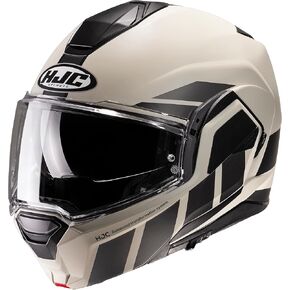 HJC i100 Beis Men's Street Motorcycle Helmet - MC-9SF / 2X-Large