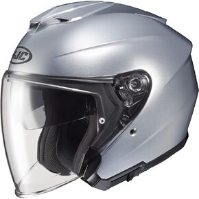 HJC i30 Motorcycle Helmet Silver Md