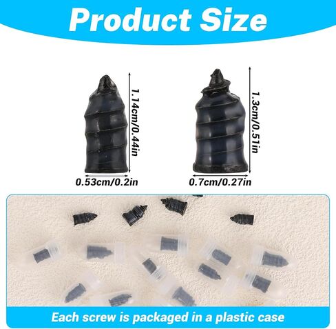 30PCS Tire Repair Rubber Nail Tire Repair Nail Tire Repair Rubber Screws Tire Screw Plug Fast Repair Tool for Car Motorcycle Truck Tire Puncture Repair in Saudi Arabia