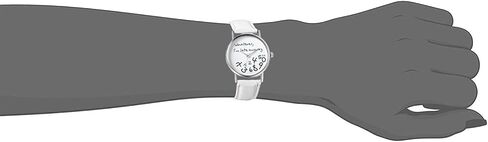 Unisex Female Women Ladies Girls Whatever, I'm Late Anyway Love Gift Leather Strap Watches Quartz Wrist Watch in Kuwait
