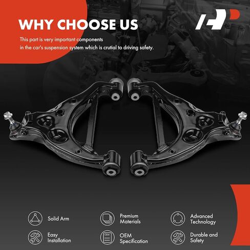 A-Premium 2 x Front Lower Control Arm with Ball Joint & Bushing, Compatible with Ford F-150 F150 2014-2015, Expedition 2014-2017 & Lincoln Navigator 2014-2017 in Saudi Arabia