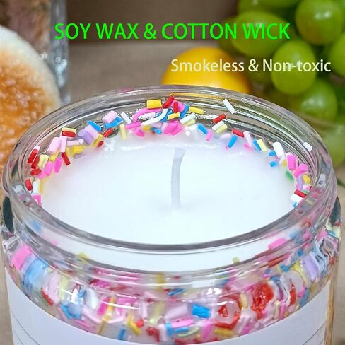 Soy Candle - Birthday Gifts for Women, Mother & Father, Lovers, Brothers and Sisters, Friends - Hand Made Soy Wax Lavender Scented Jar Candles (Happy Birthday Candle, 9 oz) in Saudi Arabia