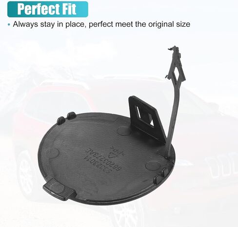 X AUTOHAUX المصد الخلفي سحب هوك غطاء لسيارة جيب شيروكي 2014-2018 المصد الخلفي سحب هوك غطاء العين 68203273AE in Saudi Arabia
