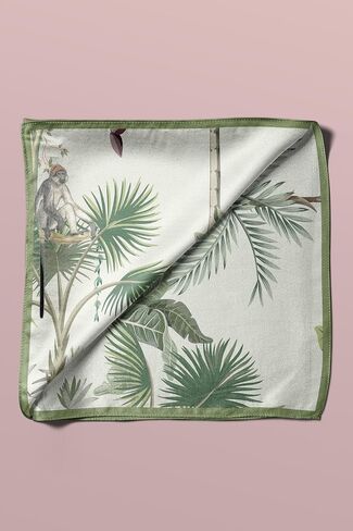 100% Silk Headscarf for Women - 22"x 22" inch Hair Scarf Elephant Pattern Silk Headscarf Bandanas Square Silk 60371 in Saudi Arabia