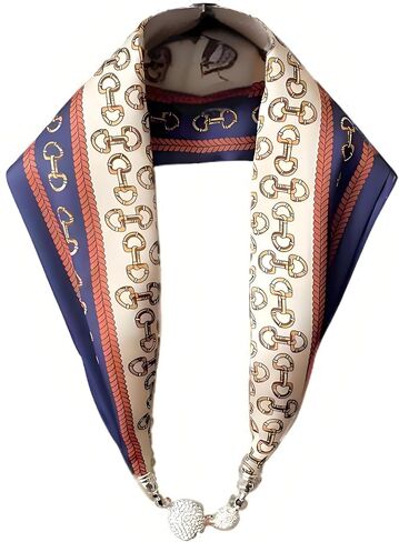 Ladies' Fashion pattern women's scarf, paired with lightweight printed floral pattern scarf (5, dark gray) in Saudi Arabia