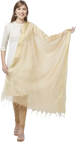 DUPATTA BAZAAR Woman's Cotton Silk Dupatta. in Saudi Arabia
