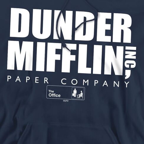 سترة بقلنسوة بغطاء للرأس بشعار Popfunk Classic The Office Dunder Mifflin للبالغين من الجنسين in Kuwait