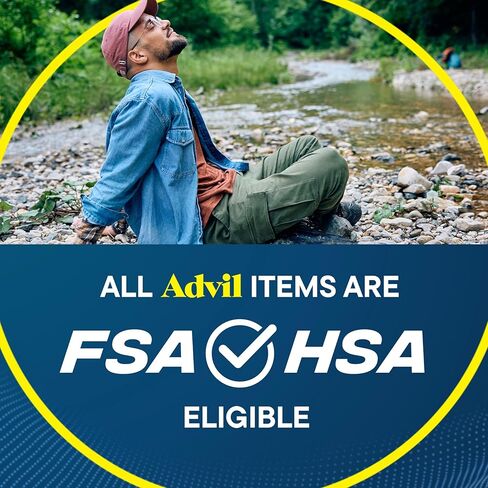 أدفيل ليكوي جيلز مسكن الألم ومخفض الحمى، دواء الألم للبالغين مع إيبوبروفين 200 ملغ لتخفيف الألم - 200 كبسولة مملوءة بالسائل in Kuwait