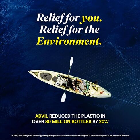 أدفيل ليكوي جيلز مسكن الألم ومخفض الحمى، دواء الألم للبالغين مع إيبوبروفين 200 ملغ لتخفيف الألم - 200 كبسولة مملوءة بالسائل in Kuwait