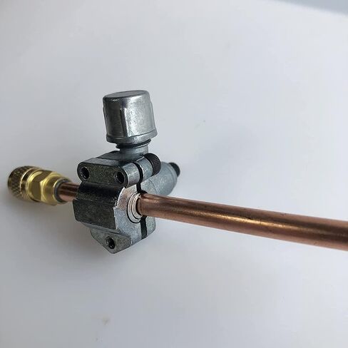 R134A A/C Refrigerant Freon Charge Hose with Gauge Set BPV31 Bullet Piercing Tap Valve Kits R134a Can to R12/R22 Port AC 1/2 Replace Universal Retrofit Valve Kit for AC/HVAC system (Gauge A) in Kuwait