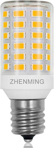 ZHENMING Upgraded 5304517886 kei d28a kel2811 Freezer Light Bulb E17 4W Refrigerator Light Bulb Replace, Daylight 5.5W Appliance Lamp Range Hood 40W-60W Equivalent, AC100-265V Non-Dimmable, Pack of 2 in Saudi Arabia