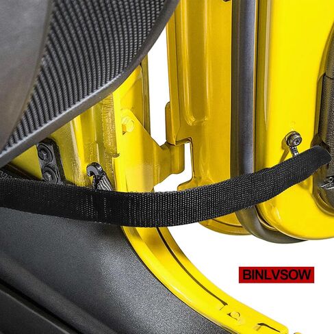 Heavy-Duty Door Limiting Straps for 2007-2018 Jeep Wrangler JK JKU - Adjustable, Durable Nylon Webbing with Reinforced Stitching - Easy Installation & Door Control for Vehicles in Saudi Arabia