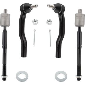 BOXI 4pcs Front Inner and Outer Tie Rod End Links for Lexus ES300 2002-2003 / for Toyota Camry 2002-2003 | ES3601 ES3600 EV420