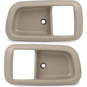 Interior Door Handle Trim Bezels (Gray) for Toyota Tundra 2000 2001 2002 2003 2004 2005 2006, Front Driver & Passenger Inside Door Handle Trim