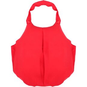 CLISPEED Santa Claus Belly Padding for Men - Fake Padded Santa Belly Costume Accessory for Christmas Cosplay - Santa Tummy Dress Up for Xmas Party Red