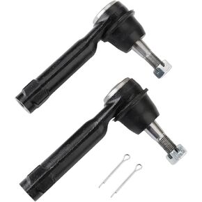 2PCS Front Outer Tie Rod End Compatible with Cadillac Escalade ESV EXT Chevy Avalanche Silverado Suburban Tahoe GMC Sierra Yukon XL Front Outer Steering Tie Rod End Replacement for ES3493T