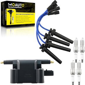 Set of 3 Ignition Coils Pack DR39 19418991 GN10123 & 6 PCS Iridium Spark Plugs with Wire Set Compatible with Chevrolet Impala Monte Carlo Buick LaCrosse Lucerne Pontiac Grand Prix