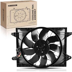 A-Premium Engine Radiator Cooling Fan Assembly with Brushless Motor Compatible with Select Dodge Models - Charger, Challenger, 2015-2021, 6.2L - Replace# CH3115190