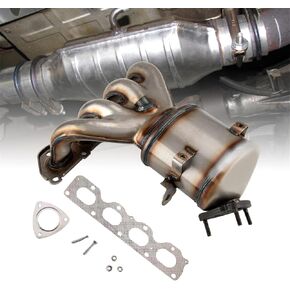 KAC Catalytic Converter Industrial Grade Stainless Steel w/Exhaust Manifold & Gasket Kit for 2011-2015 Chevy Cruze 1.8L, 2012-2014 Chevy Sonic 1.8L, 2016 Chevy Cruze Limited 1.8L OEM.No # 50511, 75759