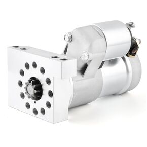 19695 Starter Motor Fit for Chevrolet-SBC BBC GMC 262 305 307 327 350 454 with 153 or 168 Tooth Ring Gear 1.4kW / 1.88HP Automotive Replacement Starter#S114-823, S114-823S, 19695N SBC Starter