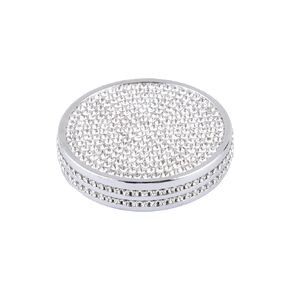 LECART for BMW Car Accessories X3 X4 X5 X6 X7 Z4 3 Series 4 Series Bling Media iDrive Control Knob Cover Glitter Cap Cute Car Interior Decoration Trims Metal Decal Stickers 1 Pack