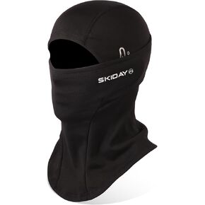 Ski Mask Balaclava Face Mask for Men & Women - Windproof Winter Face Mask for Snowboarding Motorcycling Black