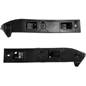 Front Left Driver Right Passenger Side Pair Bumper Bracket Filler Support Guide Set Of Two Replacement For 1999-2005 Volkswagen Jetta Black Textured Made of Plastic VW1088107 VW1089107