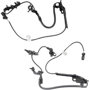 TRQ Front ABS Wheel Speed Sensor Set Compatible with 2010-2015 Lexus RX350 RX450h 2009-2018 Toyota Highlander